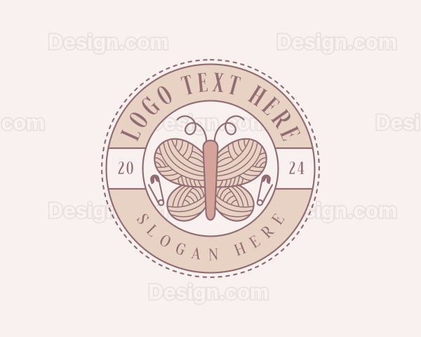 Butterfly Handcrafted Crochet Logo