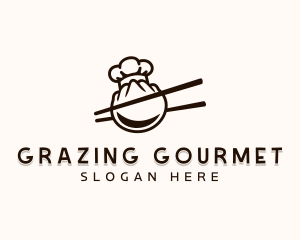 Dim Sum Chef logo design