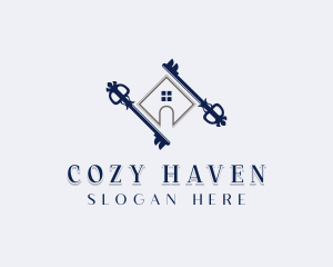 Residential Property Key logo design