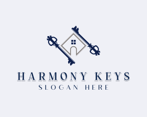 Residential Property Key logo design