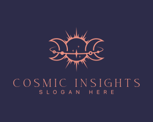 Mystic Lunar Astrology logo design