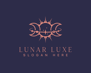 Mystic Lunar Astrology logo design