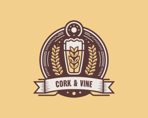 Liquor Beer Pub logo design