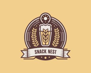 Liquor Beer Pub logo design