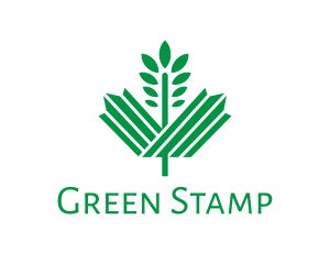 Green Maple Leaf logo design