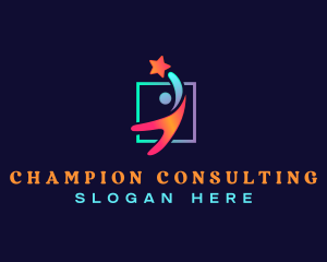 Professional Man Leader  logo