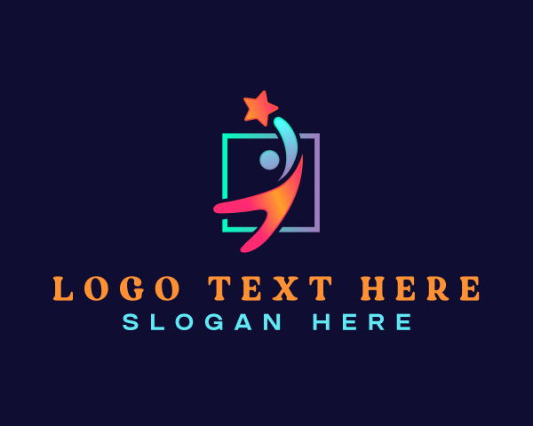 Top logo example 3