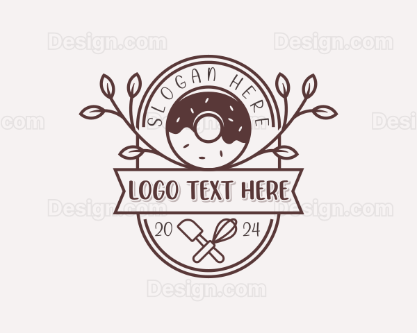 Donut Dessert Baking Logo