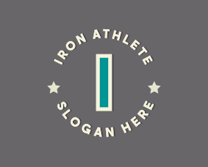 Retro Athlete Sport Apparel logo design