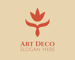 Minimalist Flower Deco logo