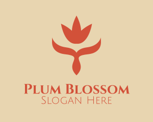 Minimalist Flower Deco logo design