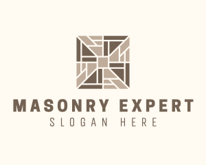 Geometric Floor Tiling logo design