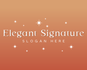 Elegant Luxury Star  logo design