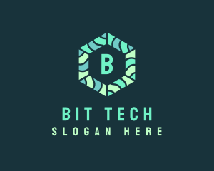 Hexagonal Tech Software logo design