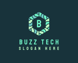 Hexagonal Tech Software logo design