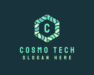 Hexagonal Tech Software logo design