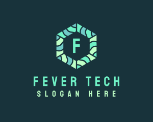 Hexagonal Tech Software logo design