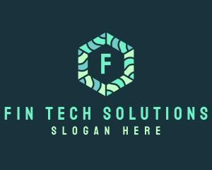 Hexagonal Tech Software logo design