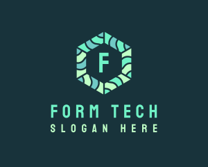 Hexagonal Tech Software logo design