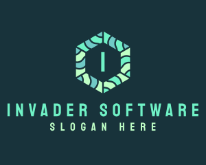 Hexagonal Tech Software logo design