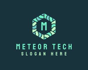 Hexagonal Tech Software logo design