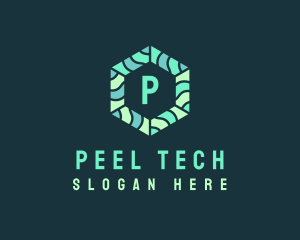 Hexagonal Tech Software logo design