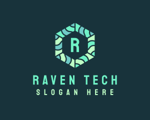 Hexagonal Tech Software logo design