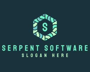 Hexagonal Tech Software logo design