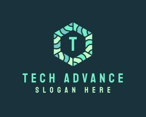 Hexagonal Tech Software logo design