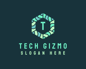 Hexagonal Tech Software logo design