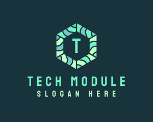 Hexagonal Tech Software logo design