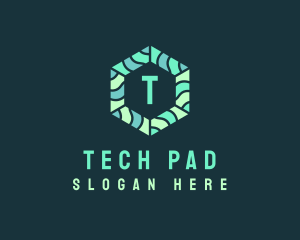 Hexagonal Tech Software logo design