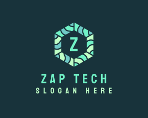 Hexagonal Tech Software logo design