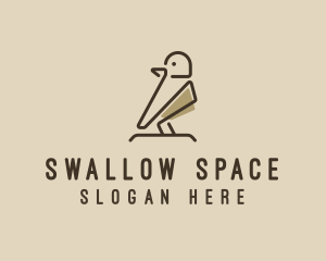 Forest Bird Sparrow logo