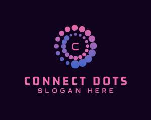 Technology Circular Dots logo