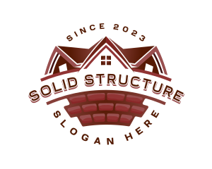 Brick House Construction logo design