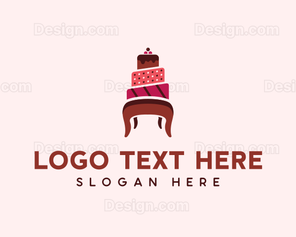 Dessert Cake Chair Logo