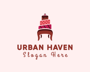 Tier Cake Seat logo design