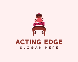 Dessert Cake Chair logo design