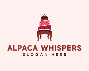 Dessert Cake Chair logo design