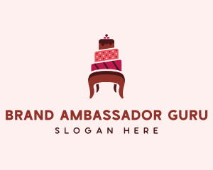 Dessert Cake Chair logo design