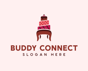 Dessert Cake Chair logo design