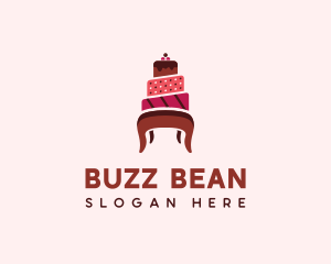 Dessert Cake Chair logo design