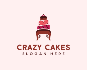 Dessert Cake Chair logo design