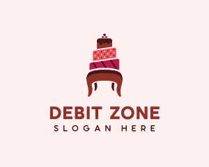 Dessert Cake Chair logo design