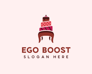 Dessert Cake Chair logo design