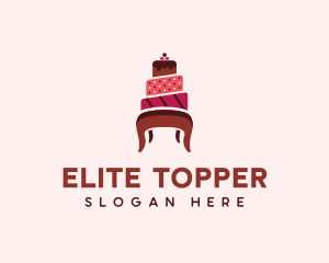 Dessert Cake Chair logo design