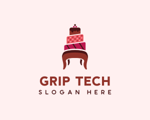 Dessert Cake Chair logo design