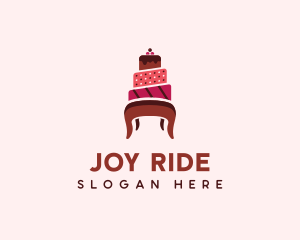 Dessert Cake Chair logo design