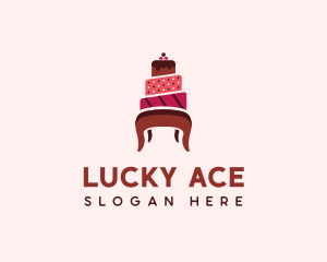 Dessert Cake Chair logo design